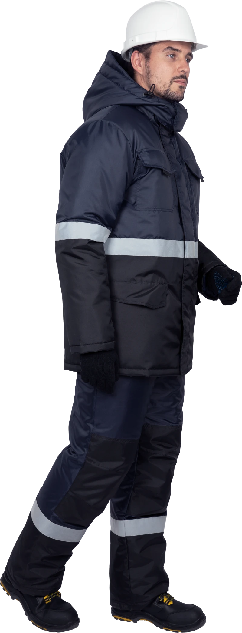 Костюм МЕРКУРИЙ-2 зимний, т/синий-чёрный Кос 205