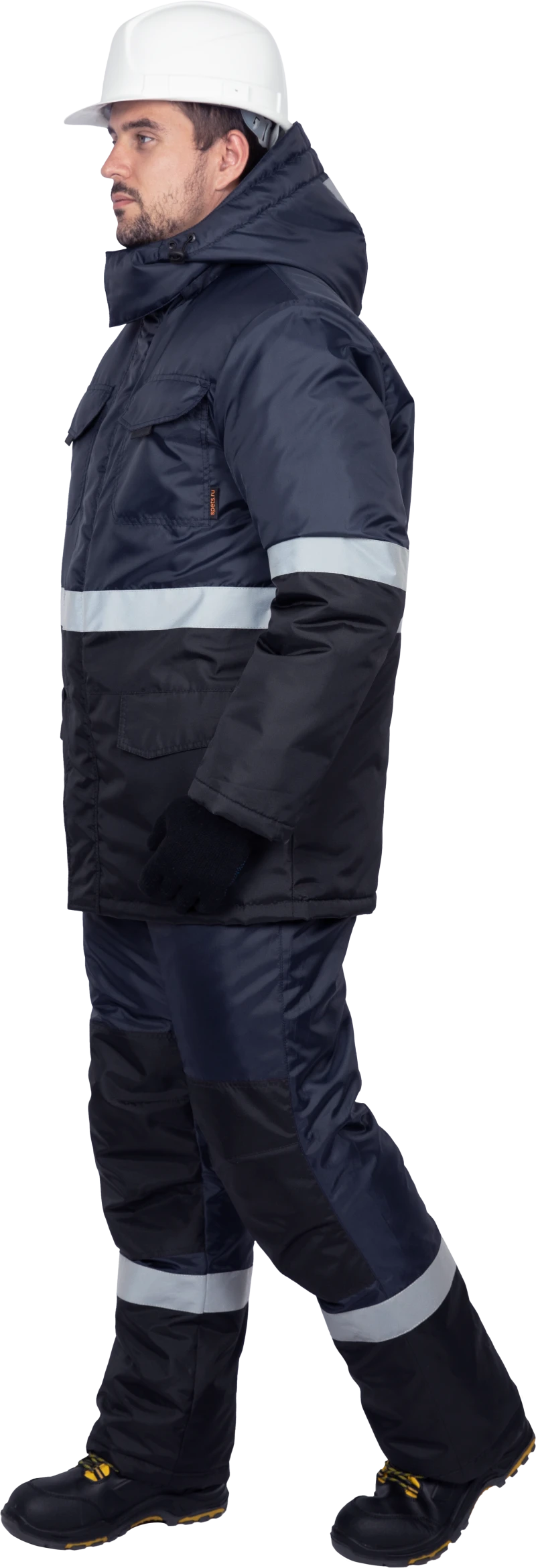 Костюм МЕРКУРИЙ-2 зимний, т/синий-чёрный Кос 205