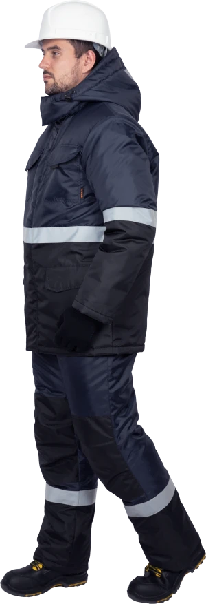 Костюм МЕРКУРИЙ-2 зимний, т/синий-чёрный Кос 205