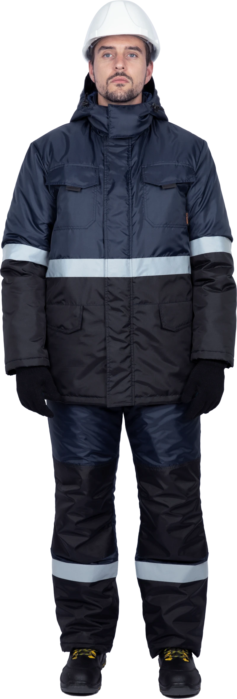 Костюм МЕРКУРИЙ-2 зимний, т/синий-чёрный