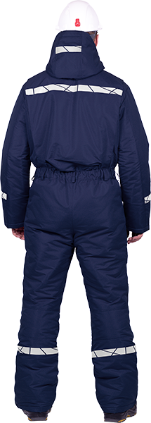 Комбинезон мужской ПИЛОТ от пониженных температур, механических воздействи и ОПЗ, цв. синий Ком 017