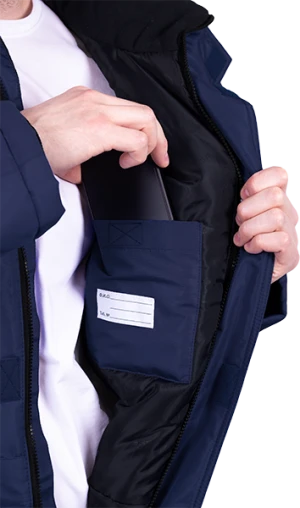 Комбинезон мужской ПИЛОТ от пониженных температур, механических воздействи и ОПЗ, цв. синий Ком 017