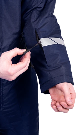 Комбинезон мужской ПИЛОТ от пониженных температур, механических воздействи и ОПЗ, цв. синий Ком 017