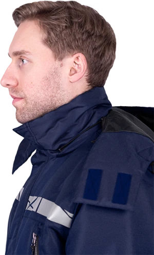 Комбинезон мужской ПИЛОТ от пониженных температур, механических воздействи и ОПЗ, цв. синий Ком 017