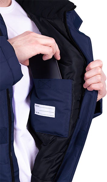 Комбинезон мужской ПИЛОТ от пониженных температур, механических воздействи и ОПЗ, цв. синий Ком 017