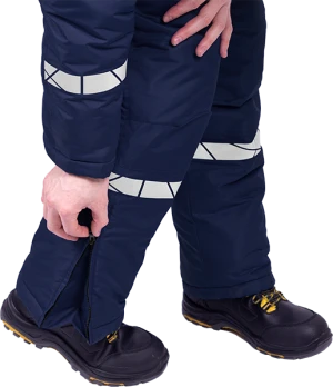 Комбинезон мужской ПИЛОТ от пониженных температур, механических воздействи и ОПЗ, цв. синий Ком 017