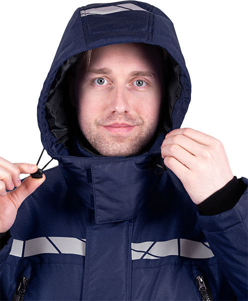 Комбинезон мужской ПИЛОТ от пониженных температур, механических воздействи и ОПЗ, цв. синий Ком 017