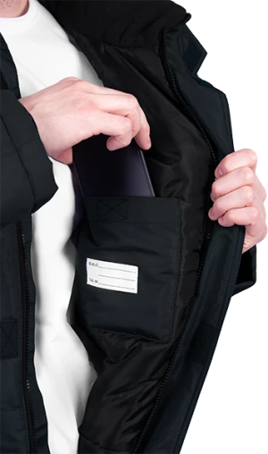 Комбинезон мужской ПИЛОТ от пониженных температур, механических воздействи и ОПЗ, цв. черный