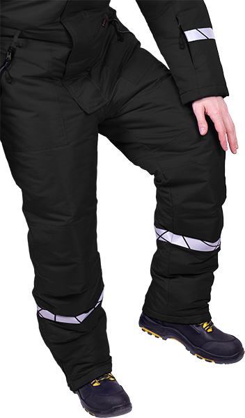 Комбинезон мужской ПИЛОТ от пониженных температур, механических воздействи и ОПЗ, цв. черный Ком 018