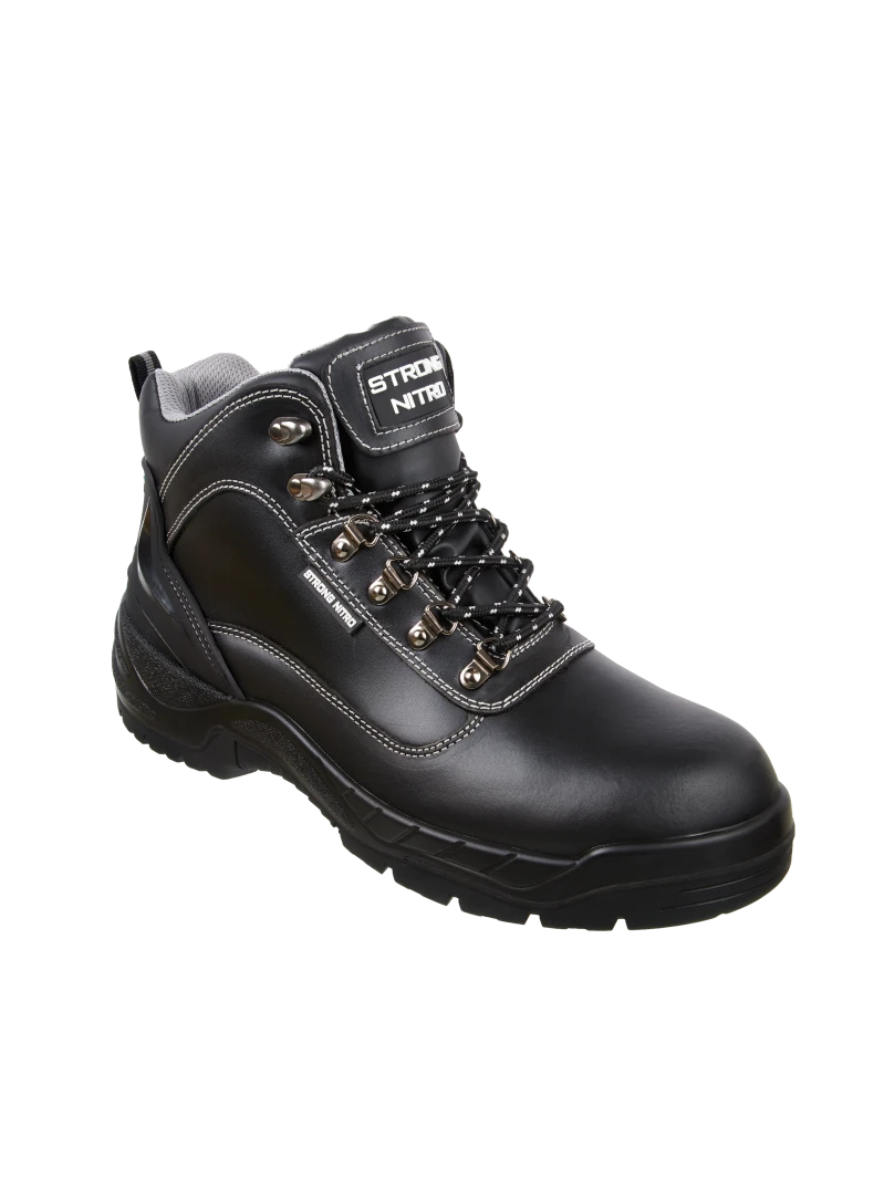 Ботинки STRONG NITRO (СТРОНГ НИТРО) с КП и КС, кожаные ПУ/нитрил