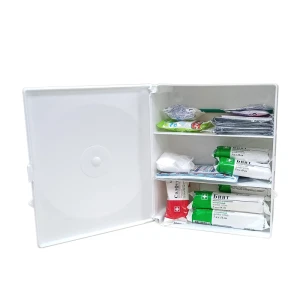 Аптечка ПЕРВОЙ ПОМОЩИ РАБОТНИКАМ по приказу №262Н  пластиковый шкаф Мед 062