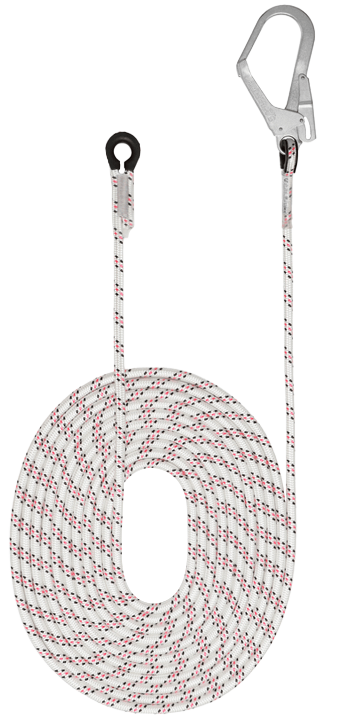 Гибкая анкерная линия АнкерЛайн 12 (vnt 091) с карабином "Стальной монтажный" 20 м Поя 215.20