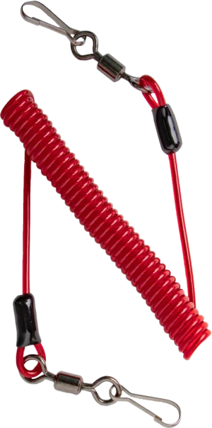 СЗПИ Шнур спиралевиднывй привязной с 2 карабинами (vnt 272) Поя 182