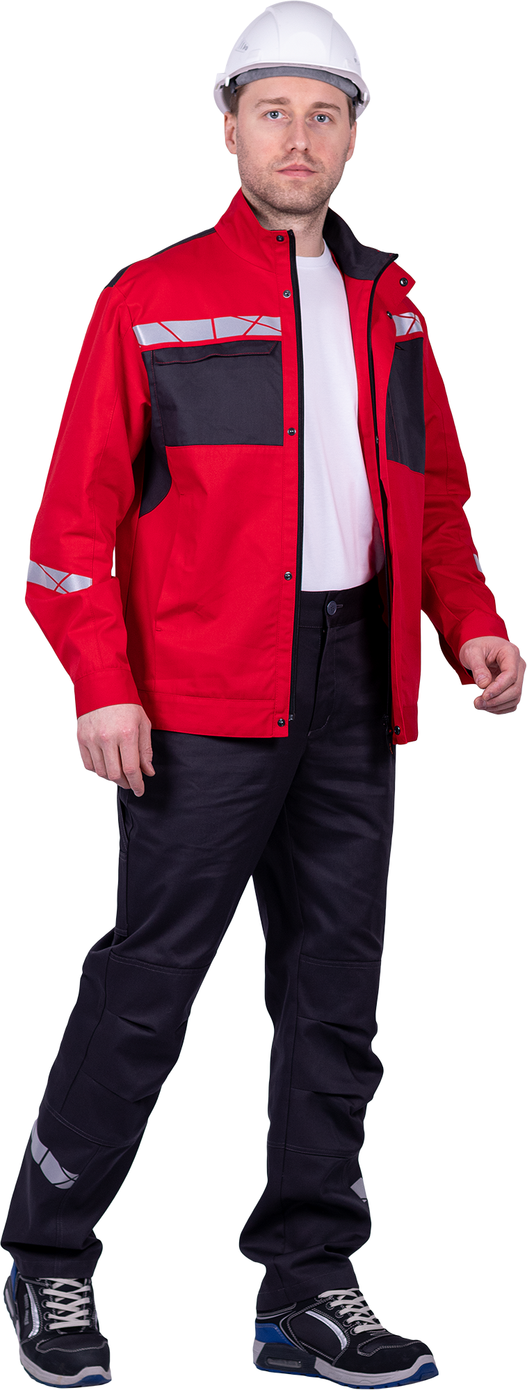 Брюки мужские СТРОНГ от механических воздействий и ОПЗ, цв. темно-серый Брю 048