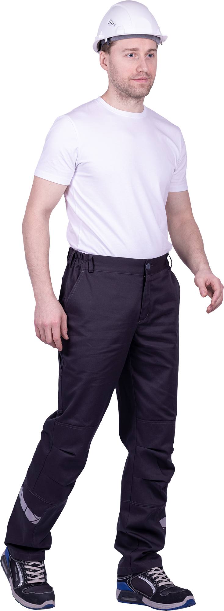 Брюки мужские СТРОНГ от механических воздействий и ОПЗ, цв. темно-серый Брю 048