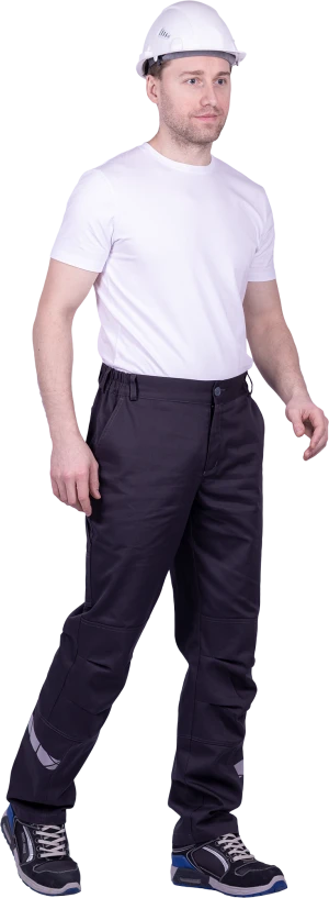 Брюки мужские СТРОНГ от механических воздействий и ОПЗ, цв. темно-серый Брю 048