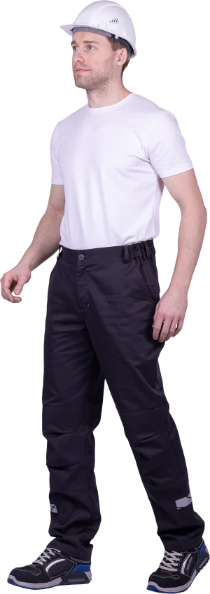 Брюки мужские СТРОНГ от механических воздействий и ОПЗ, цв. темно-серый Брю 048