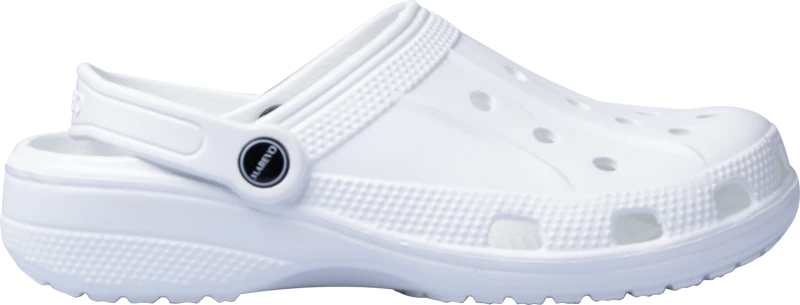 Туфли летние ЭВА (сабо) с перфорацией, с ремешком (белые) (КЭ010-02/КЭ020-02) Саб 519