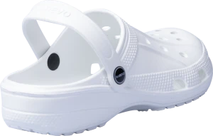 Туфли летние ЭВА (сабо) с перфорацией, с ремешком (белые) (КЭ010-02/КЭ020-02) Саб 519