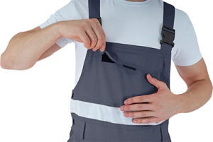 Костюм РЕФЛЕКТ-2, Со - 3-ий класс защиты, флуоресцентный оранжевый-серый Кос 772