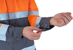 Костюм РЕФЛЕКТ-2, Со - 3-ий класс защиты, флуоресцентный оранжевый-серый Кос 772