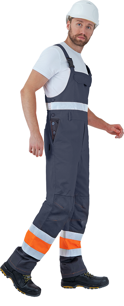 Костюм РЕФЛЕКТ-2, Со - 3-ий класс защиты, флуоресцентный оранжевый-серый Кос 772