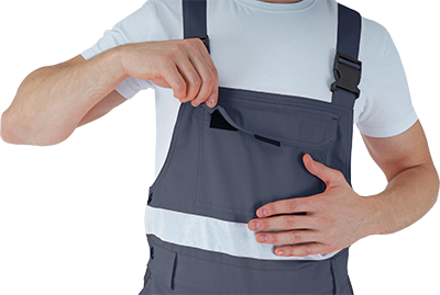 Костюм РЕФЛЕКТ-2, Со - 3-ий класс защиты, флуоресцентный оранжевый-серый Кос 772