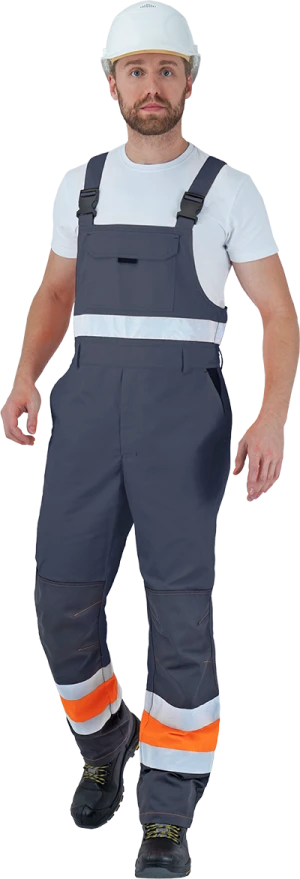 Костюм РЕФЛЕКТ-2, Со - 3-ий класс защиты, флуоресцентный оранжевый-серый Кос 772