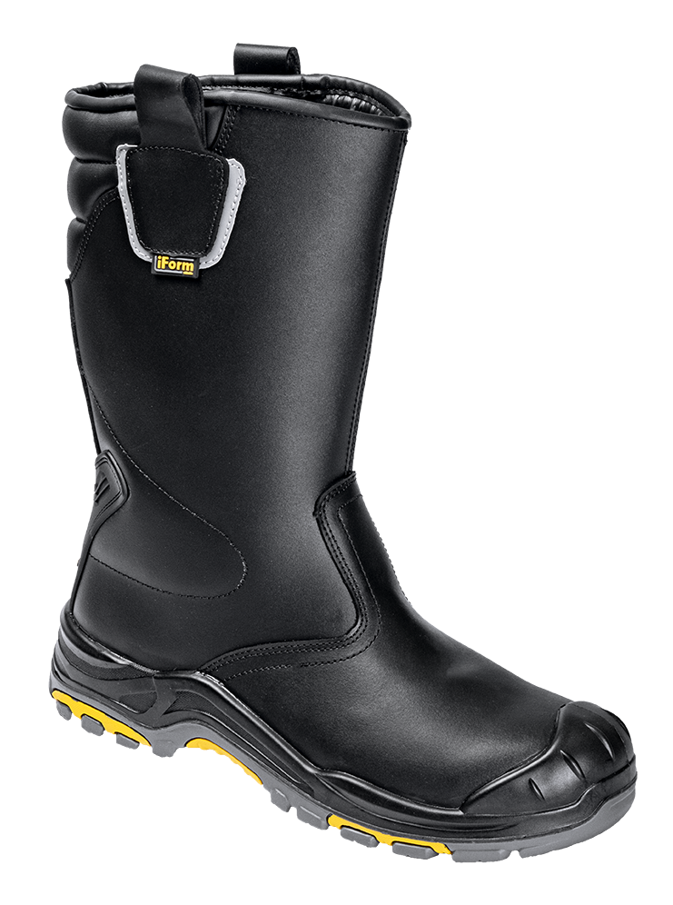 Сапоги iForm® ORIGINAL (ОРИДЖИНАЛ) с КП и КС нат мех, кожаные ПУ/нитрил