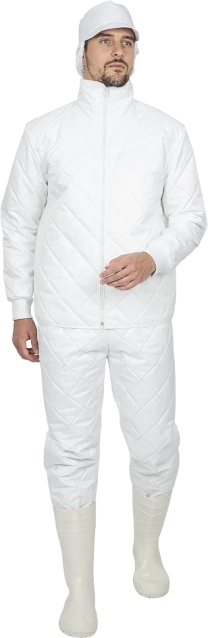 Куртка утепленная АПРЕЛЬ, белая Кур 300