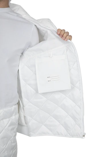 Куртка утепленная АПРЕЛЬ, белая Кур 300