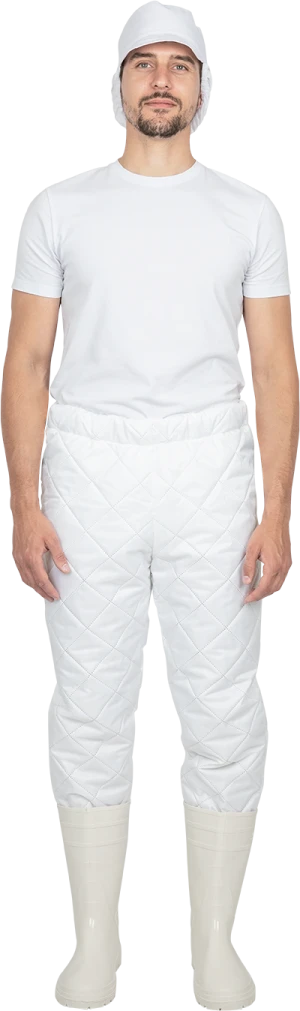 Брюки утепленные АПРЕЛЬ, белые