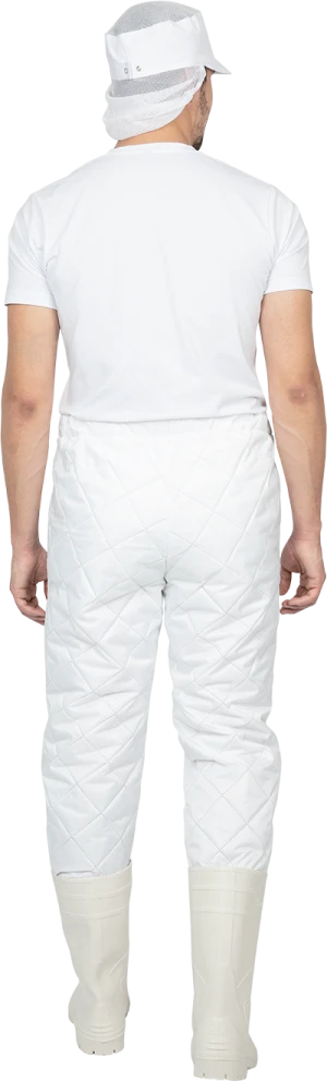 Брюки утепленные АПРЕЛЬ, белые Брю 301