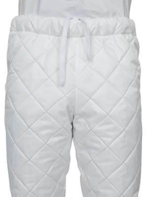 Брюки утепленные АПРЕЛЬ, белые Брю 301