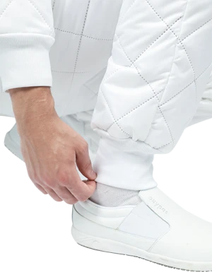 Брюки утепленные АПРЕЛЬ, белые Брю 301