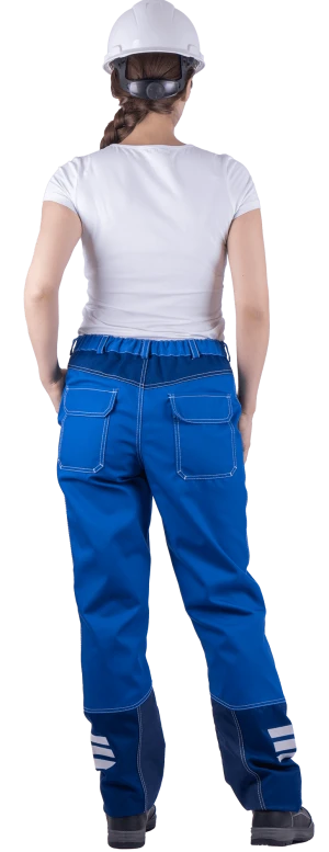 Брюки женские ЭДВАНС от механических воздействий и ОПЗ, василек/синий Брю 621.1