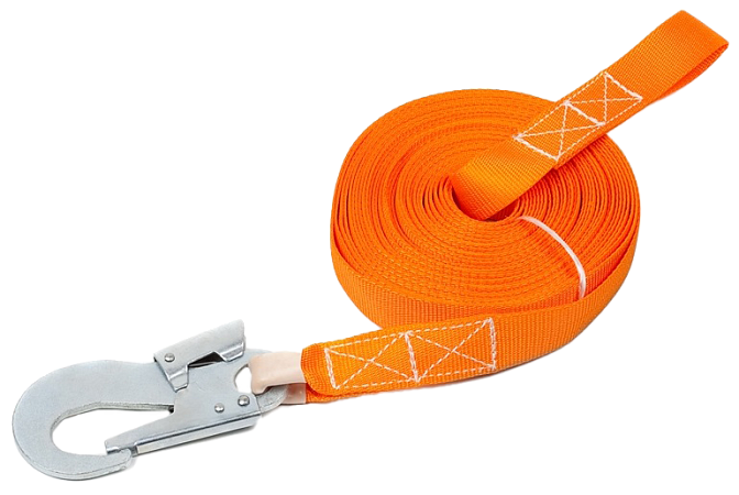 Фал спасательный А (лента/КР-05/петля) 20 м Поя 008.20