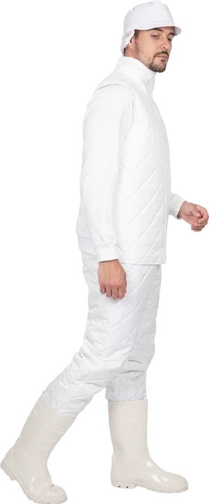 Жилет утепленный АПРЕЛЬ, белый