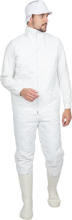 Жилет утепленный АПРЕЛЬ, белый Жил 302