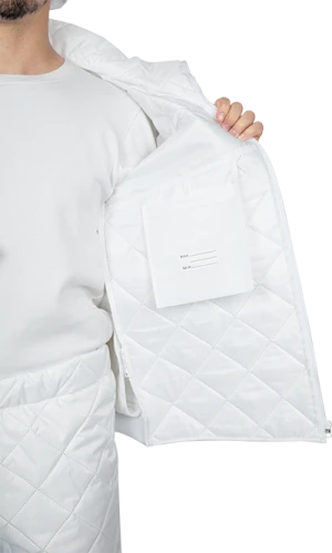 Жилет утепленный АПРЕЛЬ, белый Жил 302