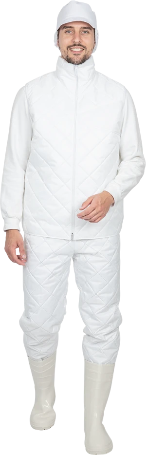 Жилет утепленный АПРЕЛЬ, белый