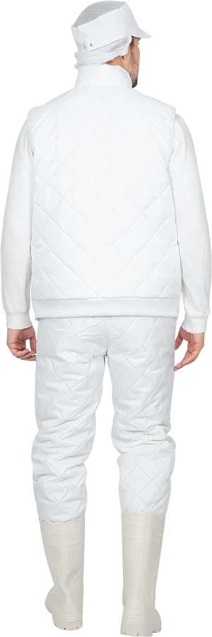 Жилет утепленный АПРЕЛЬ, белый