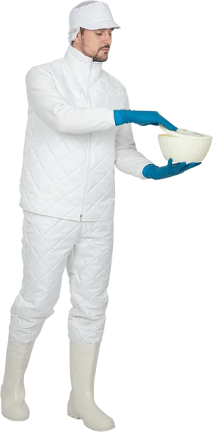 Жилет утепленный АПРЕЛЬ, белый