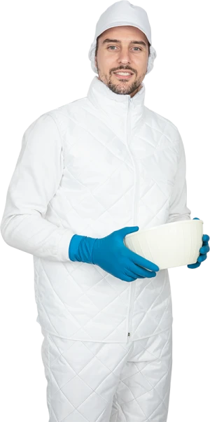 Жилет утепленный АПРЕЛЬ, белый Жил 302