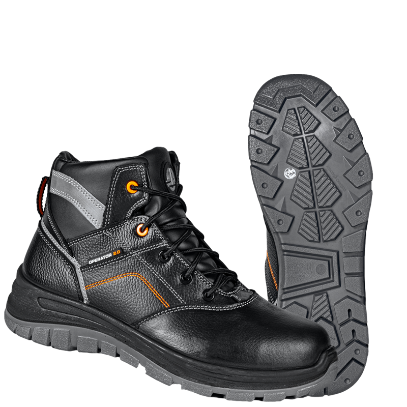 Ботинки OPERATOR 2.0 с КП и КС нат.мех, кожаные ПУ/ТПУ