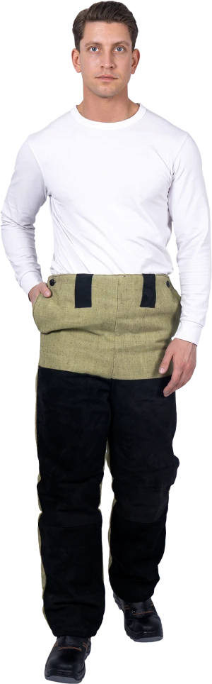 Костюм сварщика комбинированный спилок/брезент утепленный, 2.6 0015