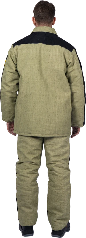 Костюм сварщика комбинированный спилок/брезент утепленный, 2.6 0015