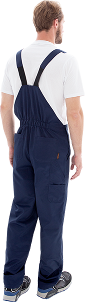 Костюм мужской ТЕХНИК 2 от механических воздействий и ОПЗ (куртка, полукомбинезон), темно-синий/серый Кос 099