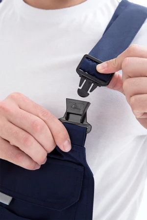 Костюм мужской ТЕХНИК 2 от механических воздействий и ОПЗ (куртка, полукомбинезон), темно-синий/серый Кос 099