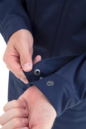 Костюм мужской ТЕХНИК 2 от механических воздействий и ОПЗ (куртка, полукомбинезон), темно-синий/серый Кос 099